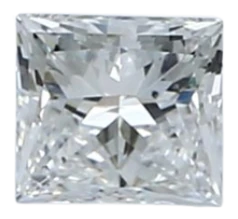 0.35 Carat D SI1 Princess Natural Diamond