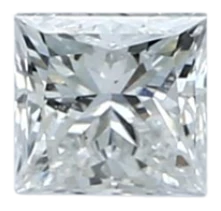 0.35 Carat D SI1 Princess Natural Diamond