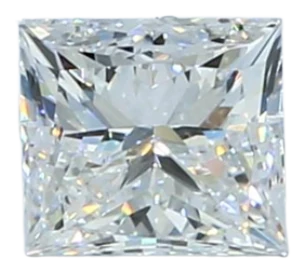 0.8 Carat E VS1 Princess Natural Diamond
