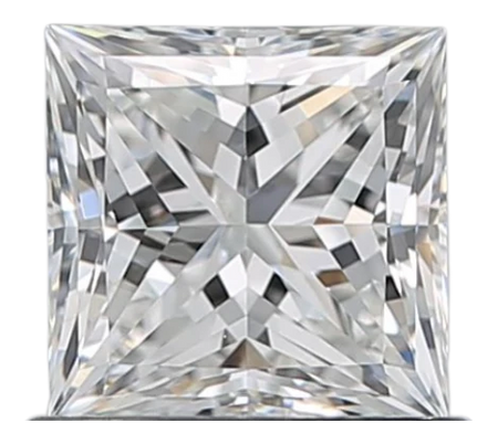 0.82 Carat G VVS1 Princess Natural Diamond