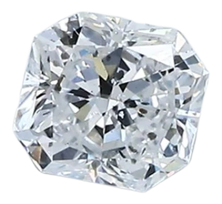 0.53 Carat D I1 Radiant Natural Diamond