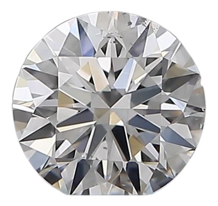 0.32 Carat D SI1 Round Natural Diamond