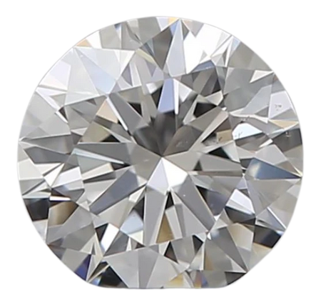 0.32 Carat H VS2 Round Natural Diamond