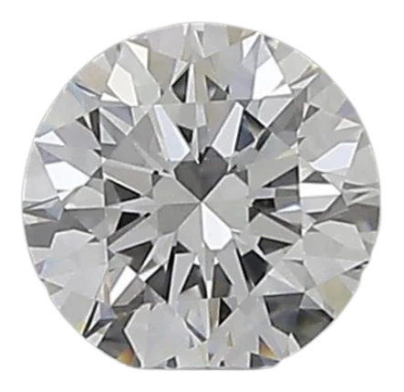 0.33 Carat F IF Round Natural Diamond
