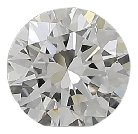 0.33 Carat F VS2 Round Natural Diamond