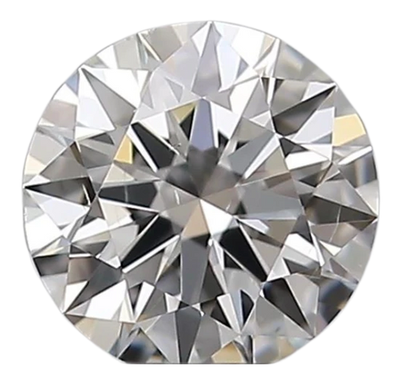 0.34 Carat F SI2 Round Natural Diamond