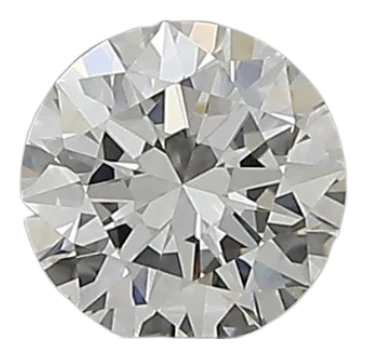 0.34 Carat H VS2 Round Natural Diamond