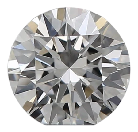0.34 Carat I VVS2 Round Natural Diamond