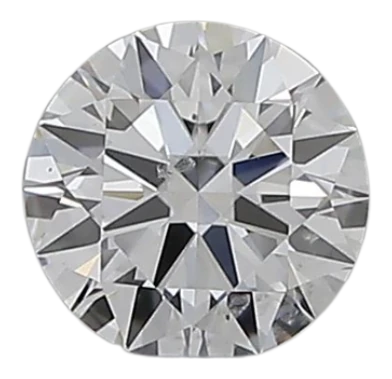 0.35 Carat D SI2 Round Natural Diamond