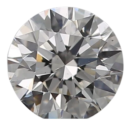 0.4 Carat H SI1 Round Natural Diamond