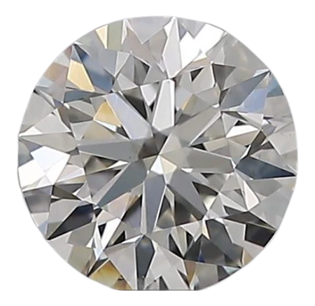 0.4 Carat H SI1 Round Natural Diamond