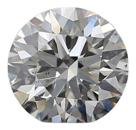 0.4 Carat H SI2 Round Natural Diamond