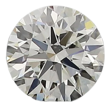 0.41 Carat H VS1 Round Natural Diamond