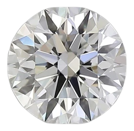 0.41 Carat H VVS1 Round Natural Diamond