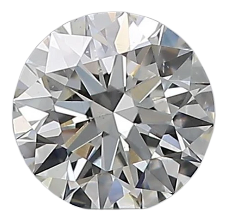0.45 Carat I SI1 Round Natural Diamond