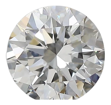 0.46 Carat I SI2 Round Natural Diamond