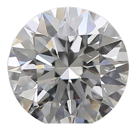 0.46 Carat I SI2 Round Natural Diamond
