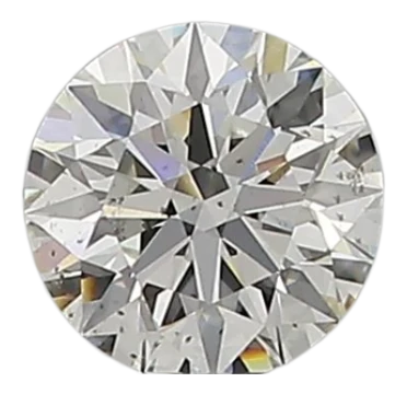 0.5 Carat H SI1 Round Natural Diamond