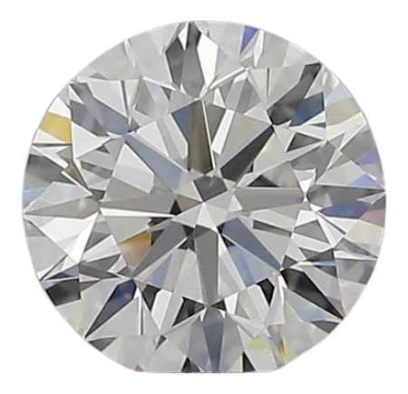 0.7 Carat D VVS2 Round Natural Diamond