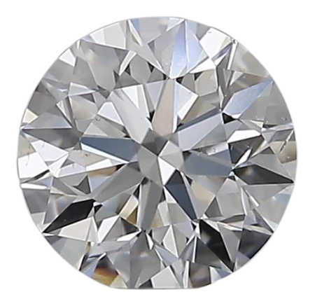 0.76 Carat E SI2 Round Natural Diamond