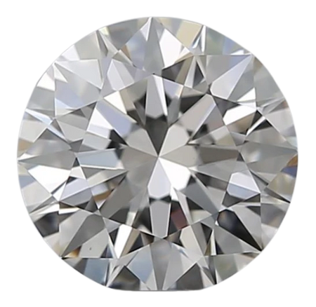 0.76 Carat H VS2 Round Natural Diamond