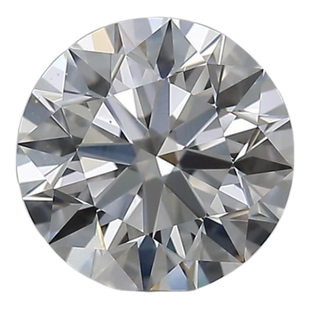 0.77 Carat H VS2 Round Natural Diamond