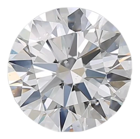 0.82 Carat D SI1 Round Natural Diamond