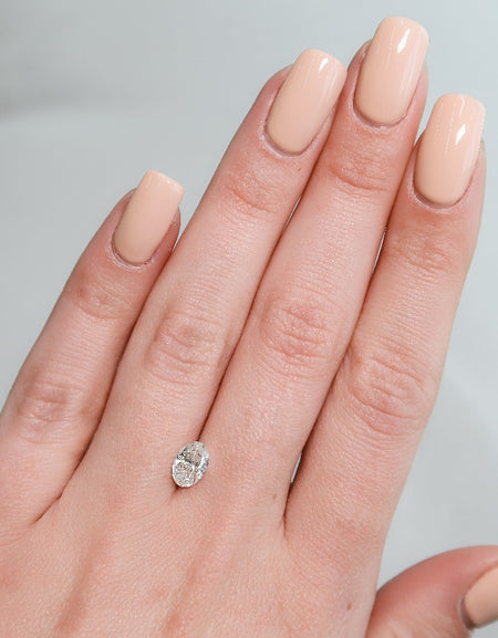 1Ct Oval Keyzar Moissanite