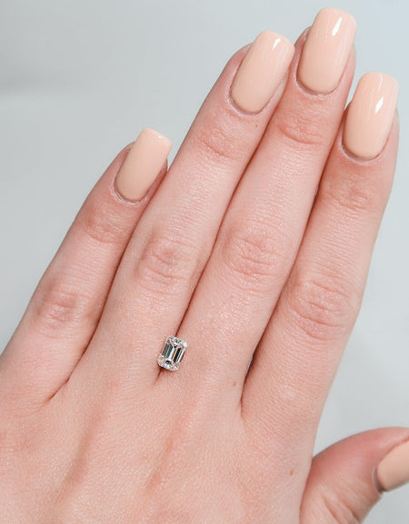 1Ct Emerald Keyzar Moissanite