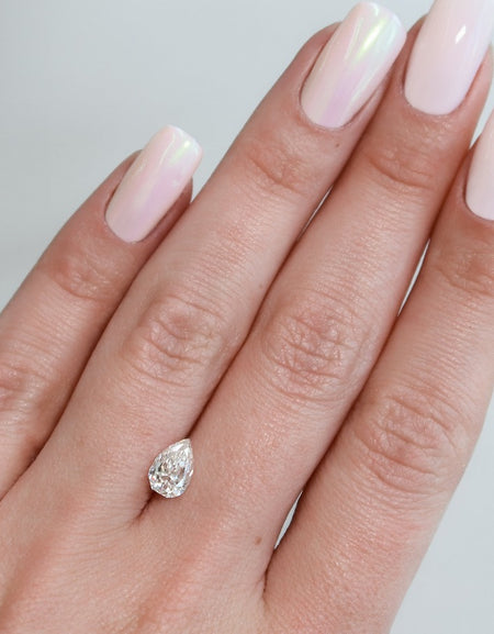 1Ct Pear Keyzar Moissanite