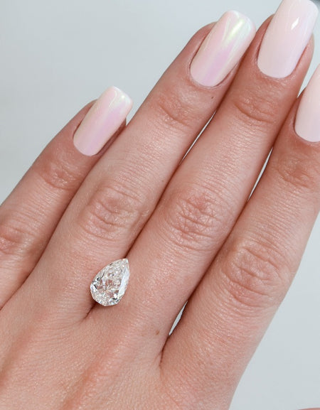 2.5Ct Pear Keyzar Moissanite