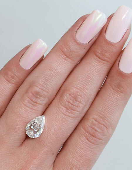 3Ct Pear Keyzar Moissanite
