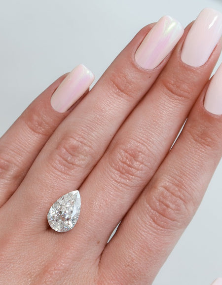 4.5Ct Pear Keyzar Moissanite