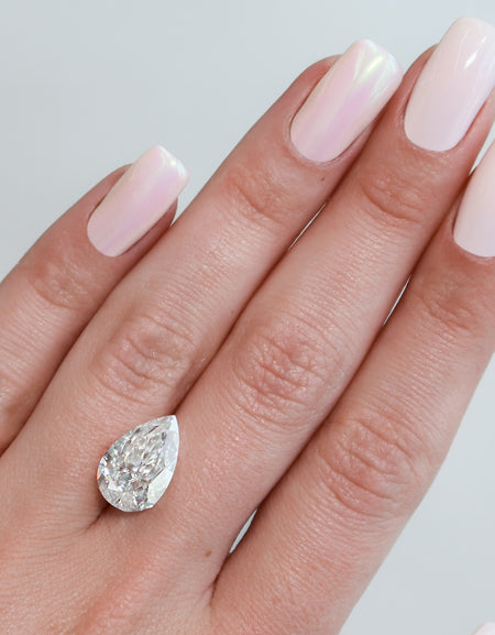 5Ct Pear Keyzar Moissanite
