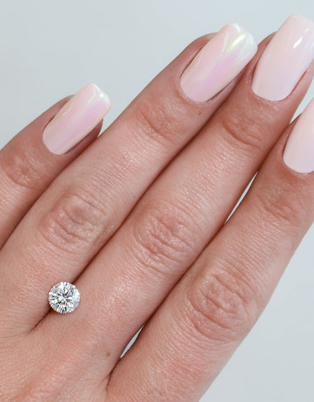 1Ct Round Keyzar Moissanite