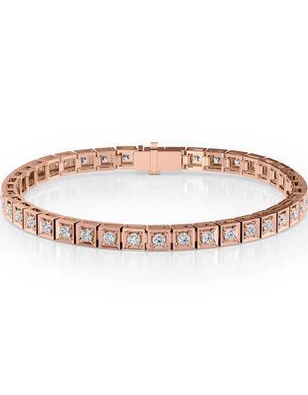 Chocolate Tennis Bracelet 2.0tcw RG