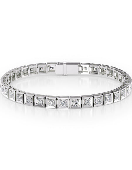 Chocolate Tennis Bracelet 3.0tcw WG