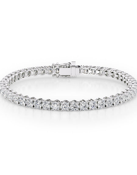 Round Tennis Bracelet 10.5tcw WG