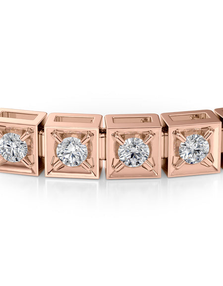 Chocolate Tennis Bracelet 2.0tcw RG