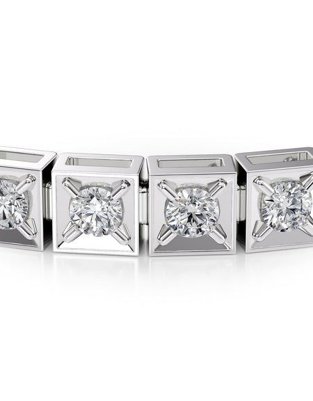 Chocolate Tennis Bracelet 3.0tcw WG