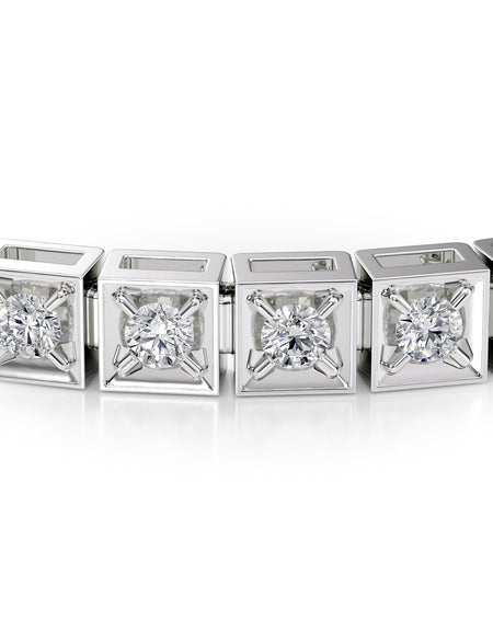 Chocolate Tennis Bracelet 2.0tcw WG