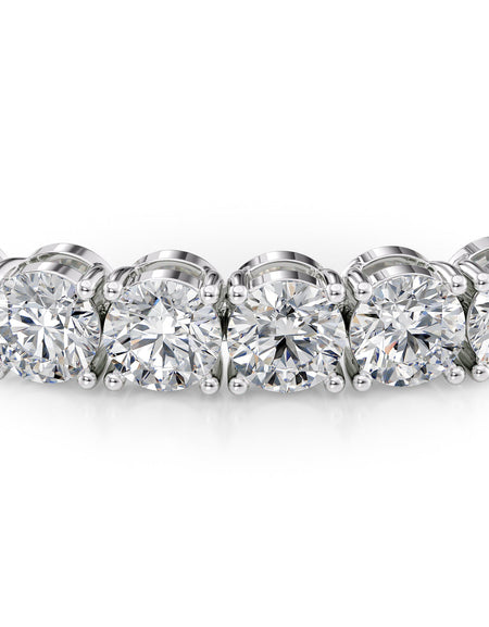 Round Tennis Bracelet 11.5tcw WG
