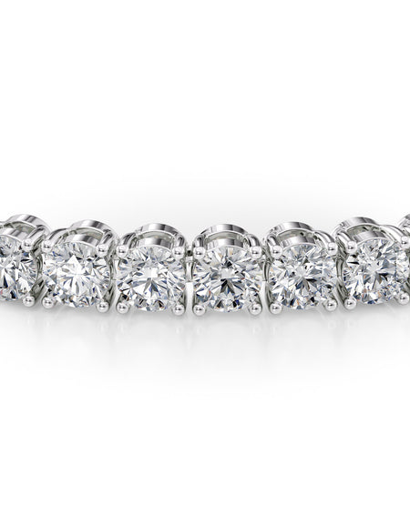Round Tennis Bracelet 5.0tcw WG