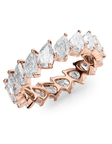 3.5ct Slanted Pear Eternity