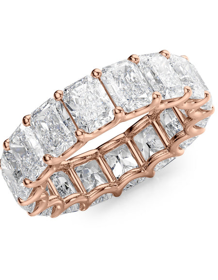 8ct Radiant U Prong Eternity RG