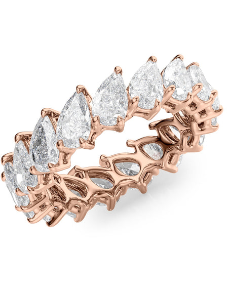 4ct Slanted Pear Eternity