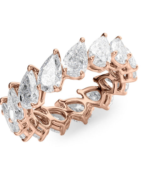 4.5ct Slanted Pear Eternity