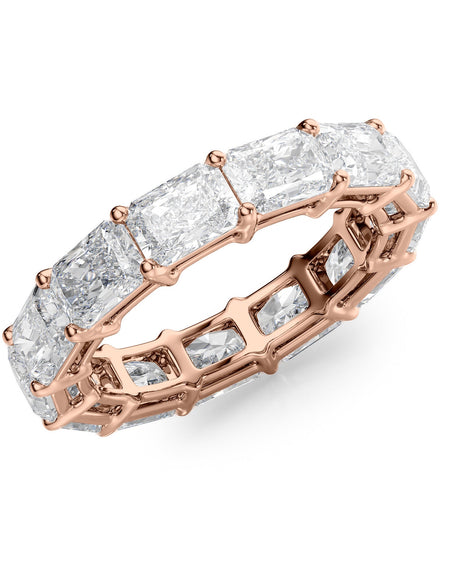5ct East West Radiant Eternity RG