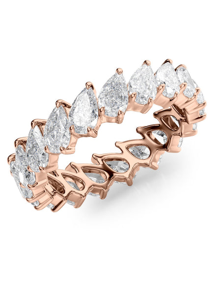 3ct Slanted Pear Eternity