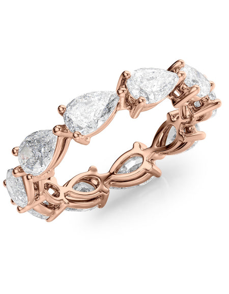 3.5ct East West Pear Eternity